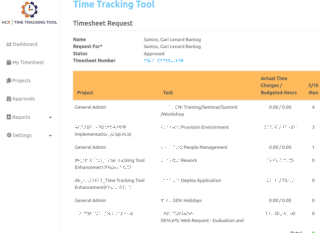 Time Tracking Tool